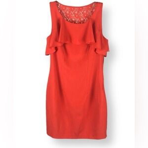 NWT Bisou Bisou Michelle Bohot Women’s Size 8 Salmon Color Party Dress